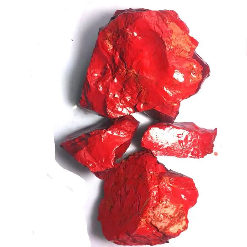 

900g natural South African red jasper stone red stone ornaments carved material