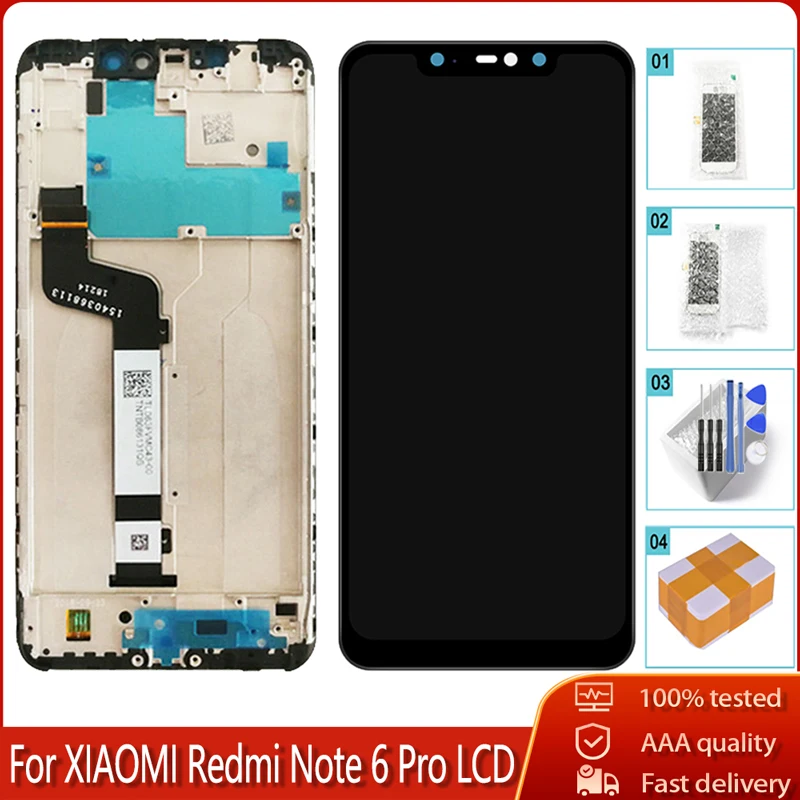 ЖК дисплей 6 26 дюйма с рамкой для Xiaomi Redmi Note Pro экран дигитайзером в сборе