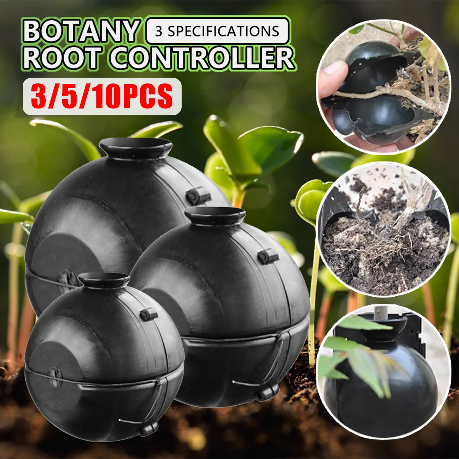 

Reusable Plant Rooting Device Plant Rooting Grow Box High Pressure Propagation Ball Grafting Device JA55