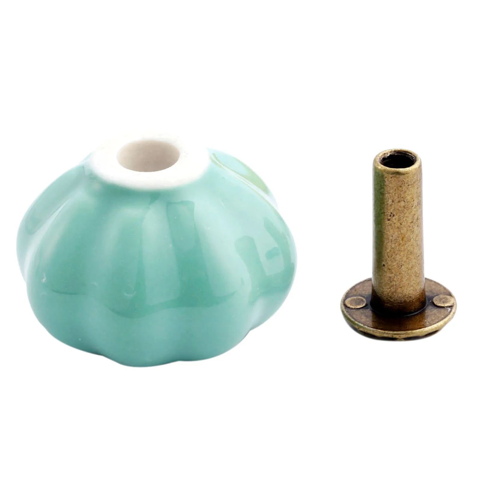 1x керамическая ручка шкафа выдвижная дизайн тыквы фарфоровая дверные ручки для