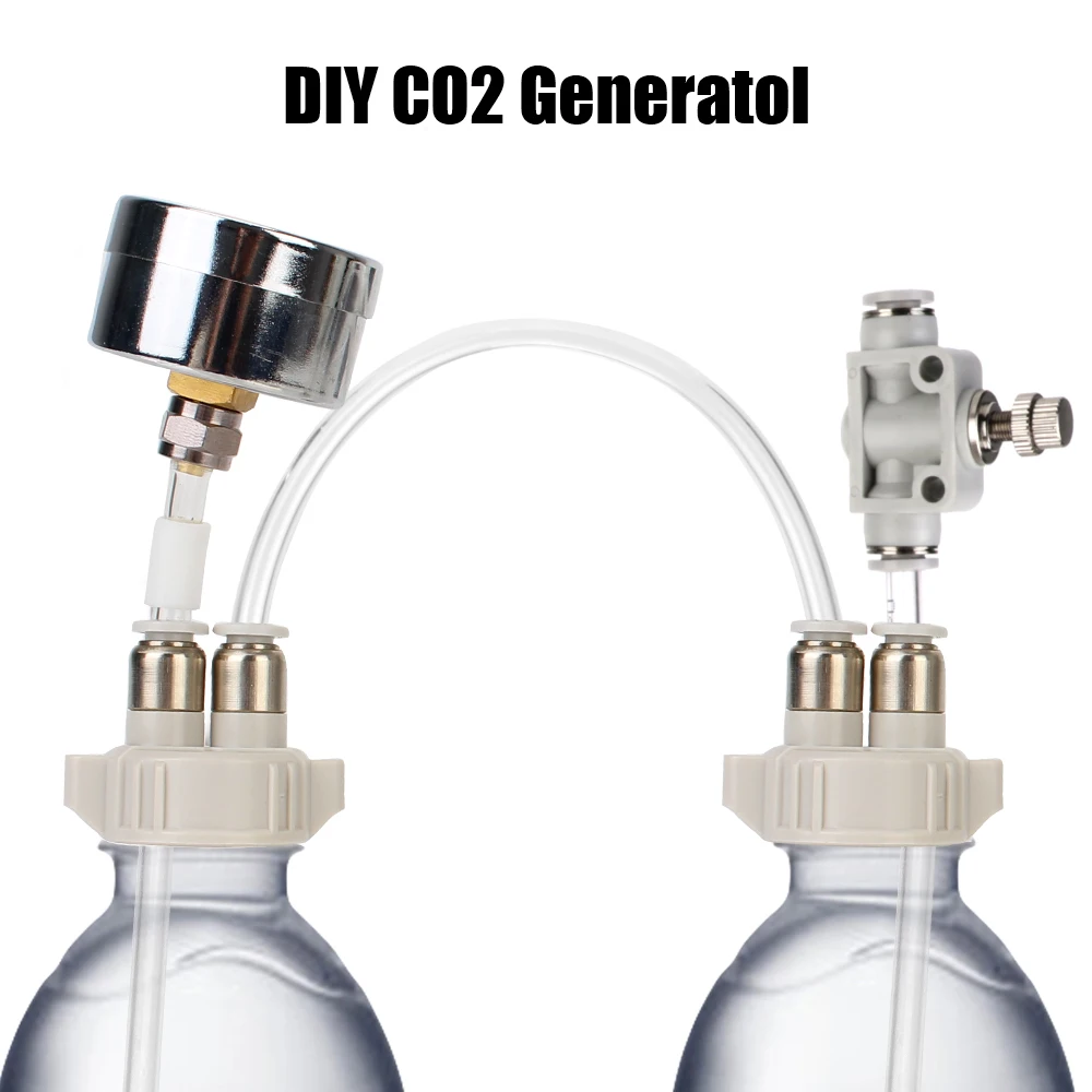 

Диффузор CO2 с клапаном, устройство для подачи воздуха под давлением, комплект для аквариума, водоросли
