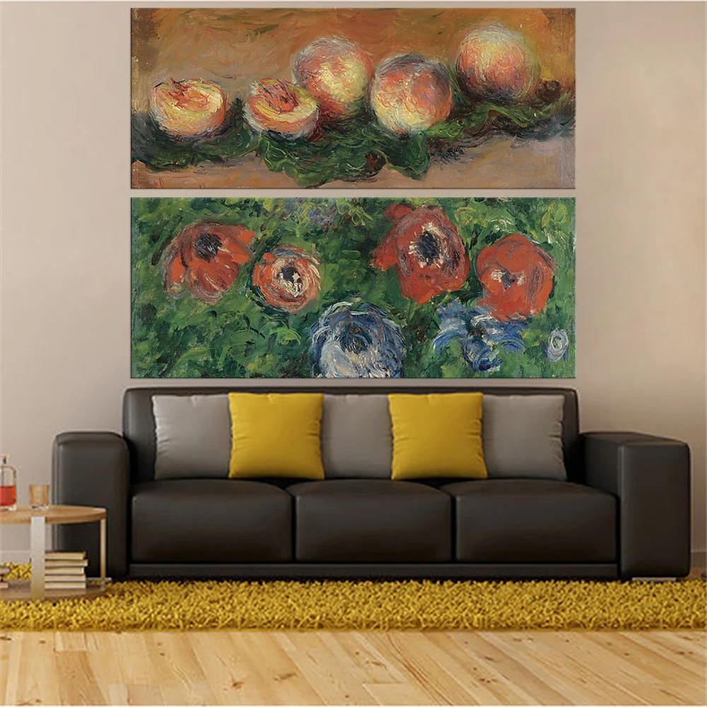 

Анемоны и колышки, классическое искусство для гостиной, ванной, домашний декор, без рамки, Хэллоуин, ведьма, Подарочный декор, картины