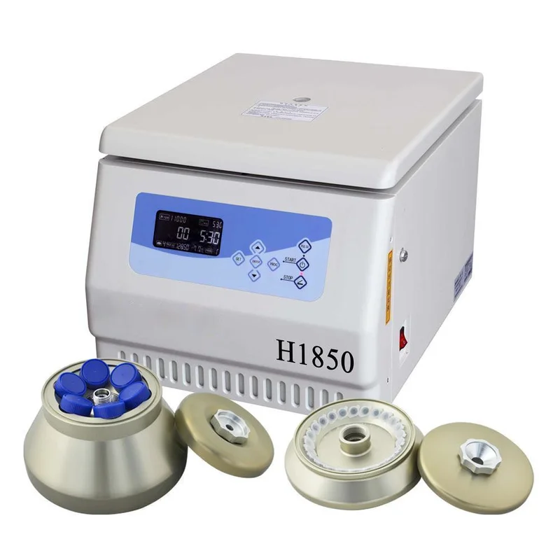 

High Capacity Tabletop High Speed Laboratory PRP Centrifuge Machine with 6x50ml Angle Rotor 4x100ml H1850