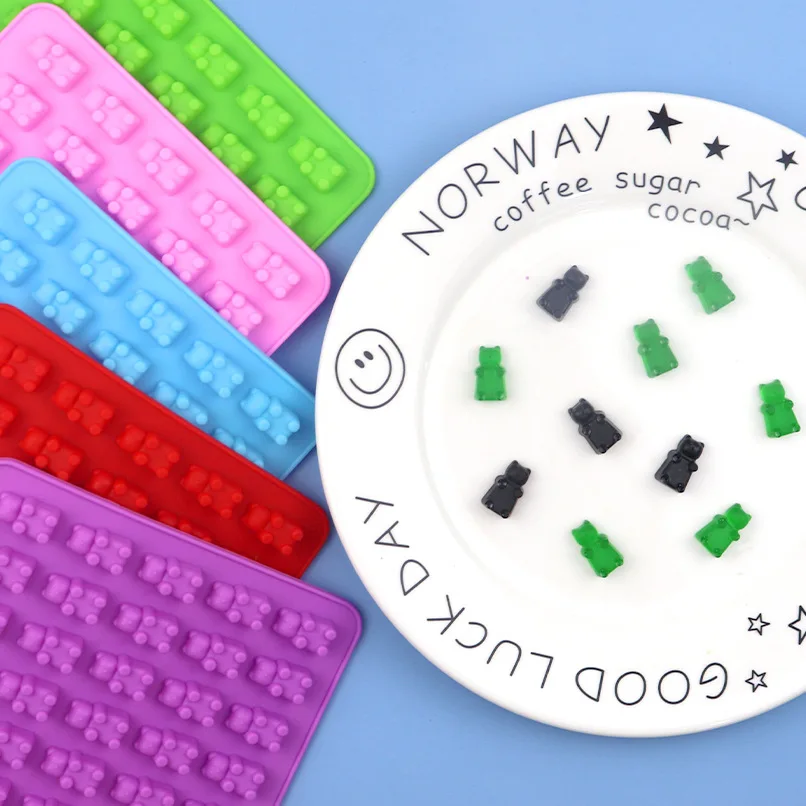 Силиконовые формы силиконовая форма в форме медведя подносы для конфет и тортов