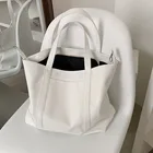 Сумка через плечо женская, из искусственной кожи, однотонная, Корейская версия, 021