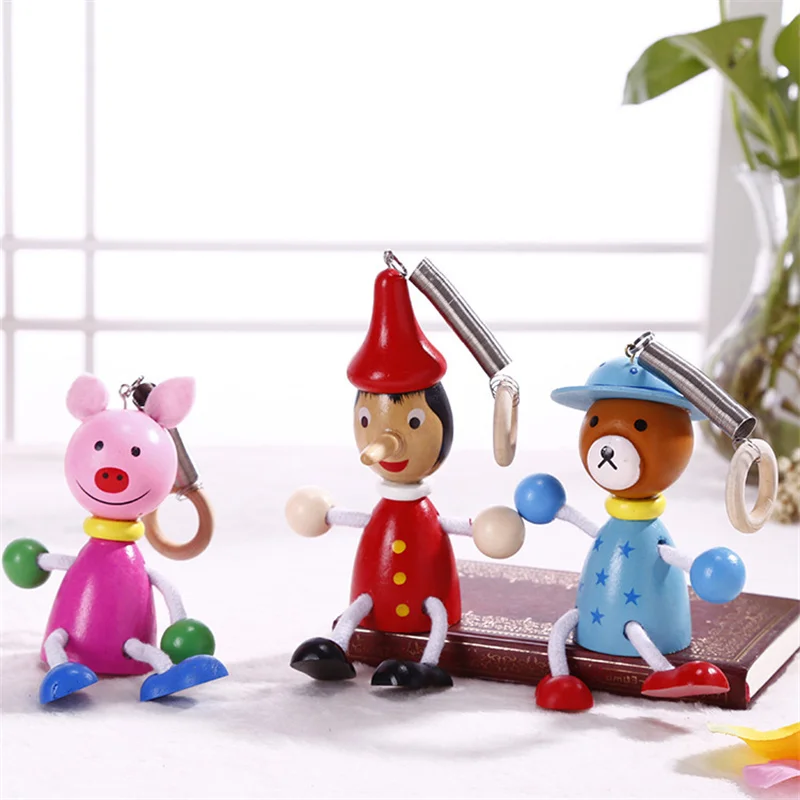 

Wooden Dolls Spring People Children's Toys Cartoon Characters Anime
