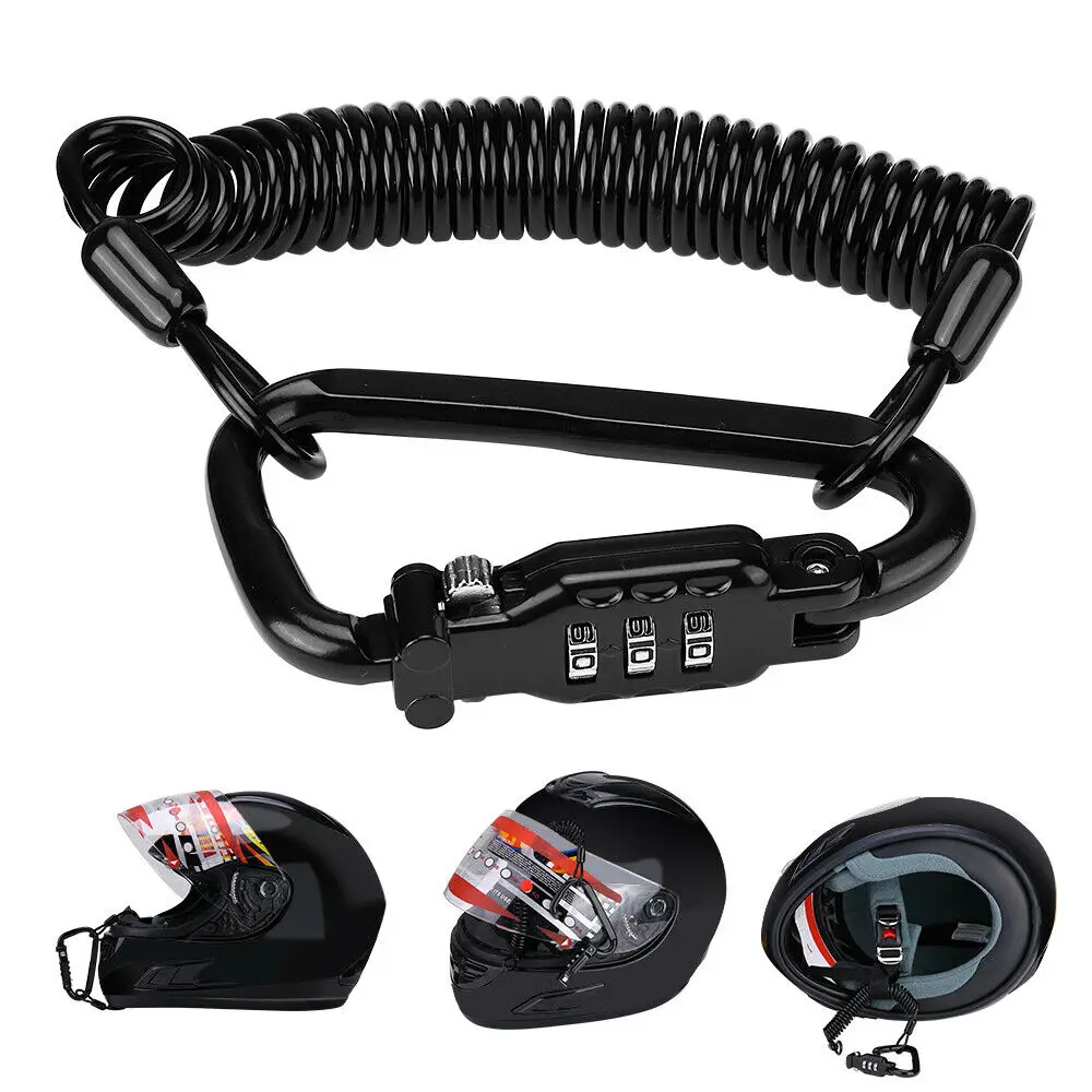 Мотоциклетный шлем замок и черный Жесткий комбинированный штифт карабин|horn