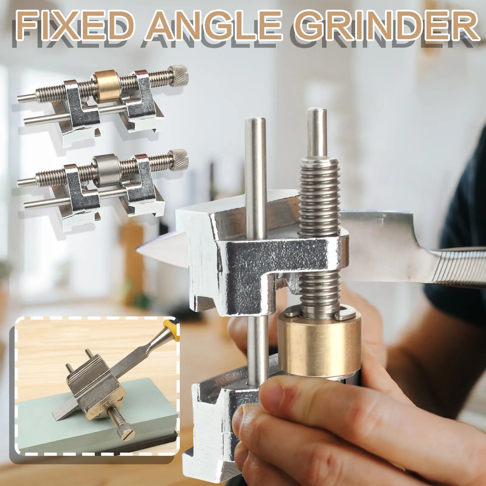 

Sharpening Guide For Sharpening Wood Chisel Edges, Fixed Angle Knife Sharpener