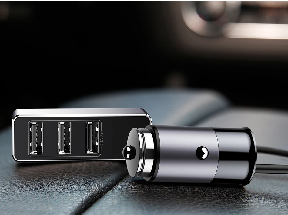 Baseus мульти 4 порта USB Автомобильное зарядное устройство несколько 5.5A турбо Быстрая автомобильная зарядка USB зарядное устройство для iPhone X samsung Xiaomi Мобильный телефон