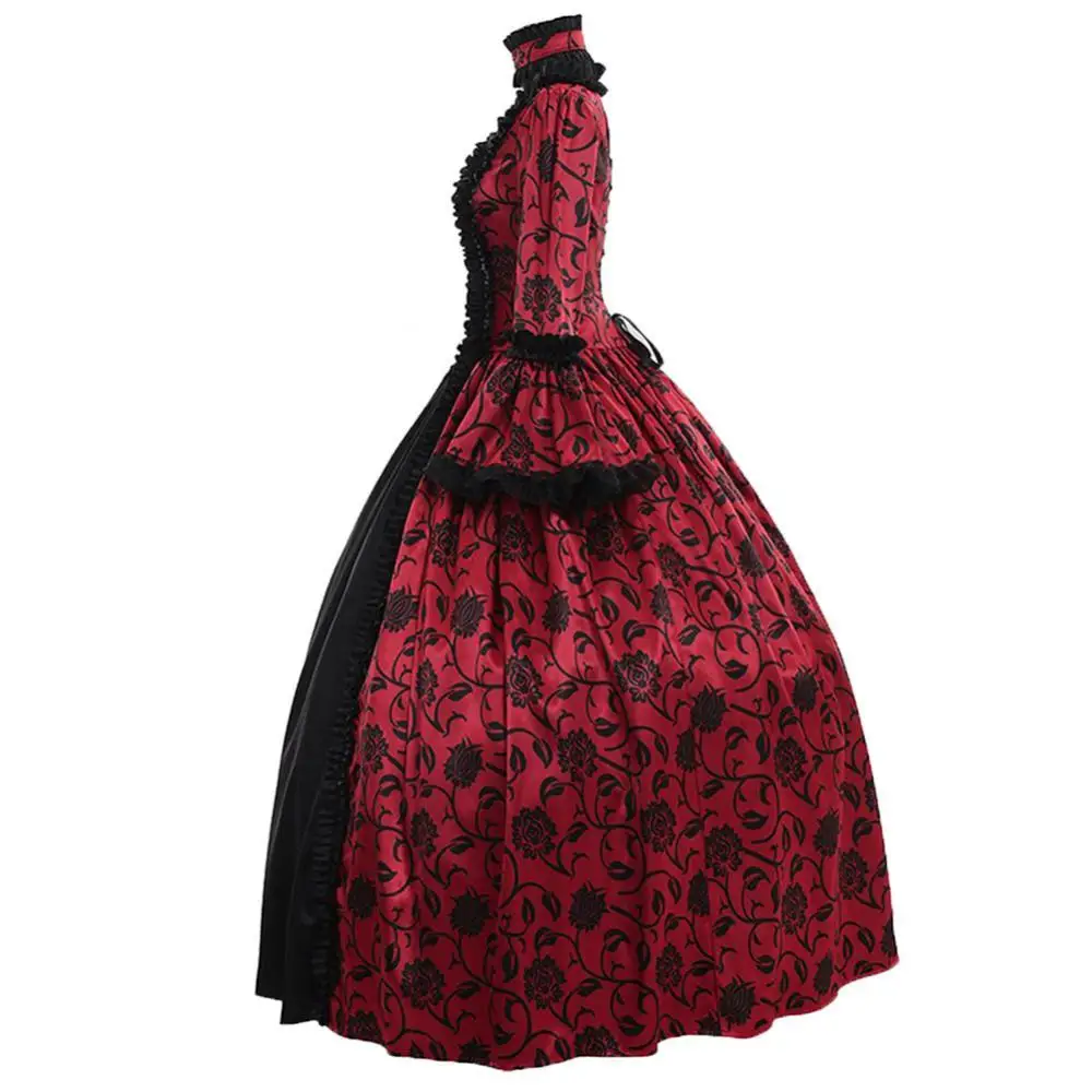 Женское платье макси в стиле ретро длинное с большим облегающим поясом