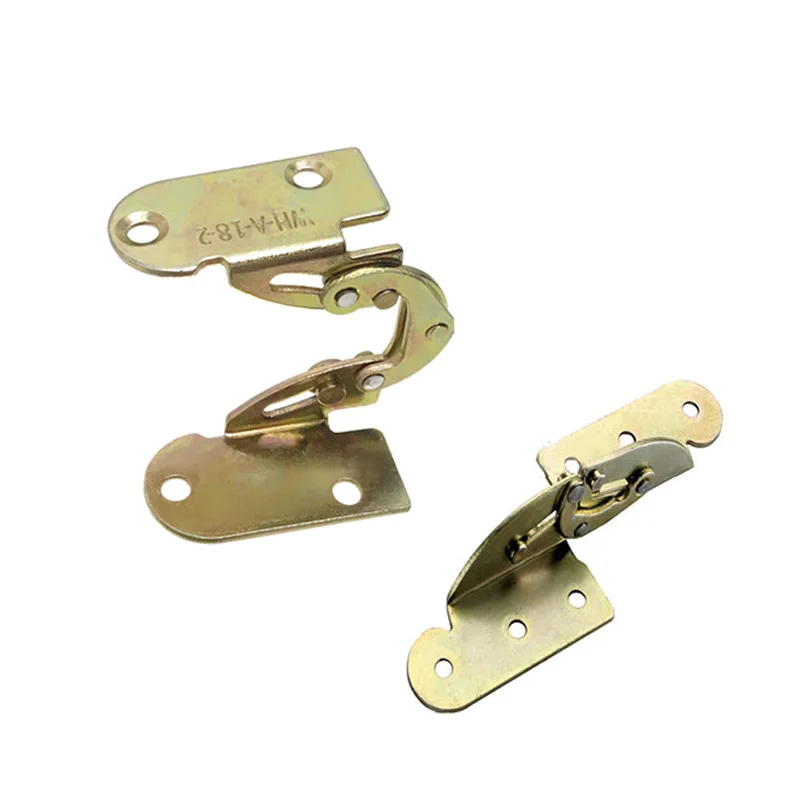 

2pcs 180 Degree Flap Hinge Iron Hidden Folding Hinge for Dining Table Desk Bed Bracket Mechanism Combination Furniture Fittings