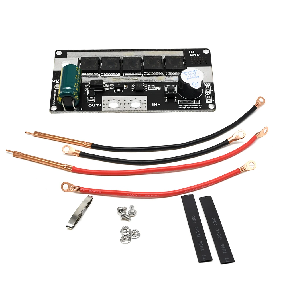

12V 18650 lithium battery spot welding machine DIY full set of accessories 5-speed portable handheld small touch welding control