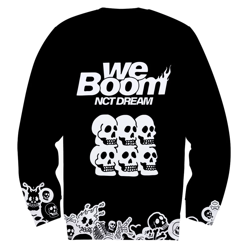 KPOP NCT DREAM 2019 новый альбом WE BOOM 3d принт круглый вырез Толстовка Мужская/женская