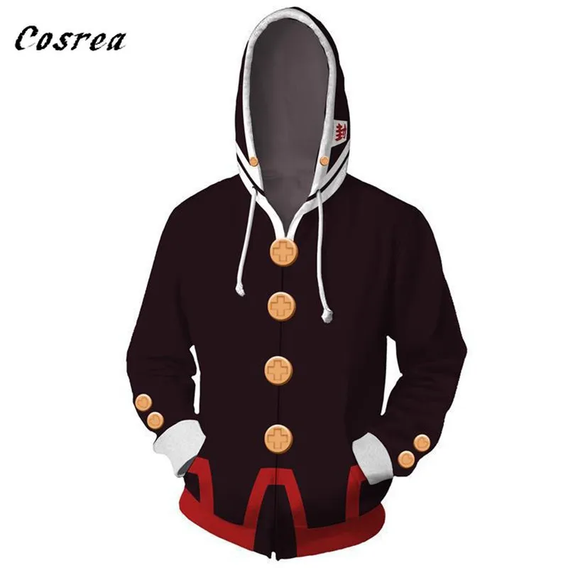 

Anime Toilet Bound Hanako kun Yugi Amane Cosplay zipper hoodie sweatshirt Mens 3D printed Hanako kun Nene Yashiro hoodies Coat