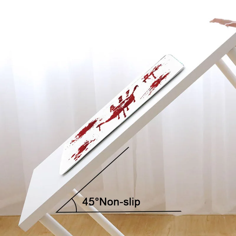 Новинка мягкий коврик в стиле Хэллоуина украшение следы крови нескользящий