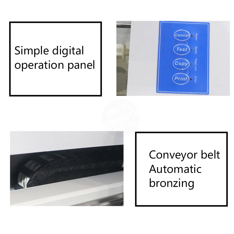 

High Speed Without Version Bronzing Machine Fully Automatic Small Gift Box Tea Box Automatic Roll Paper Hot Stamping Machine