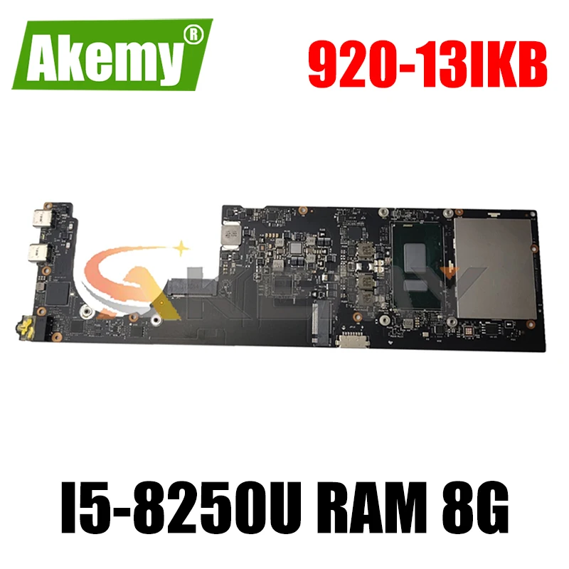 

For Lenovo Yoga 920-13IKB laptop motherboard NM-B291 motherboard W/ CPU i5-8250U RAM 8GB FUR 5B20Q09684 100% test work Mainboard