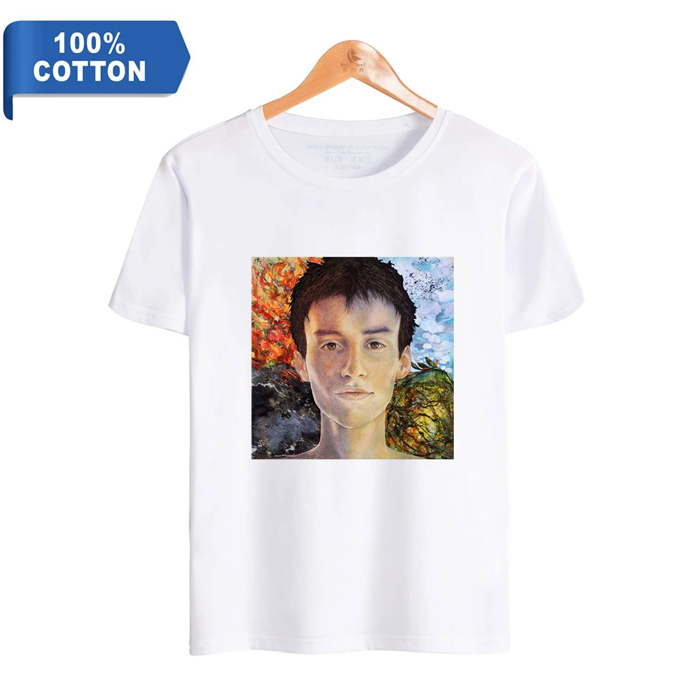 

Jacob Collier 100% pure cotton short-sleeved T-shirt casual all-match short-sleeved letter pattern printing men's T-shirts tops