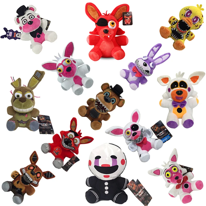 24 стиля FNAF Плюшевые игрушки Куклы Kawaii Бонни и Чика Golden Фокси плюшевые кукла