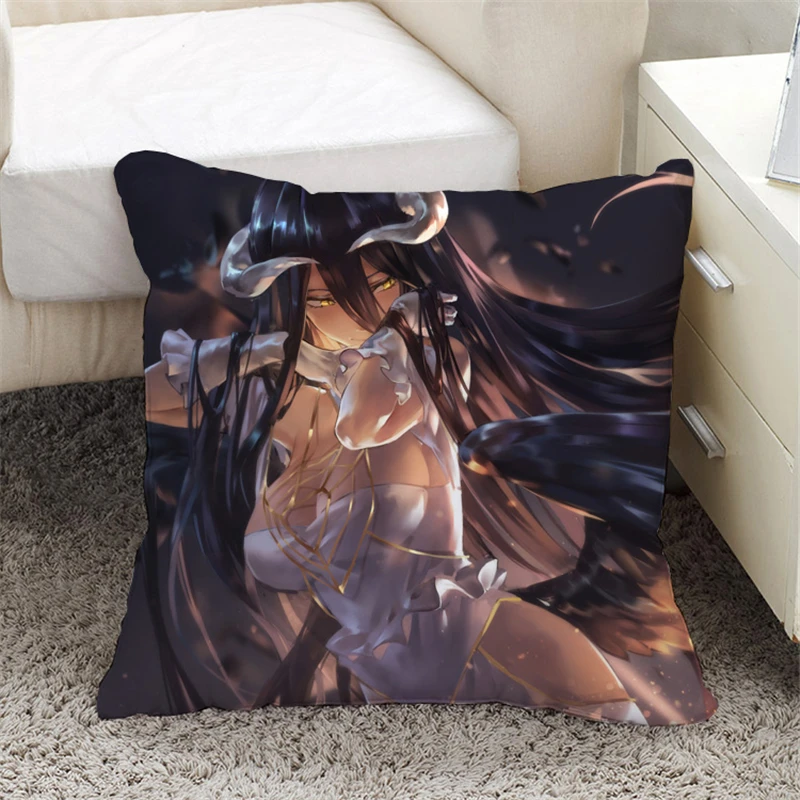 Аниме Манга Оверлорд альбедо нарберал мультфильм сглаза Двусторонняя атласная