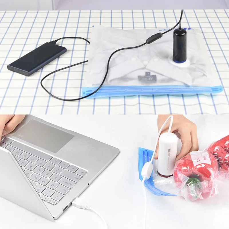 Вакуумный мини насос с USB портом упаковочная машина для дома кухни путешествий