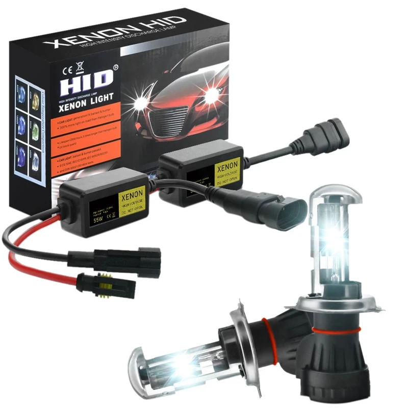 2 шт. ксеноновых фар Высокопрочная конструкция головной светильник ксенон Hid