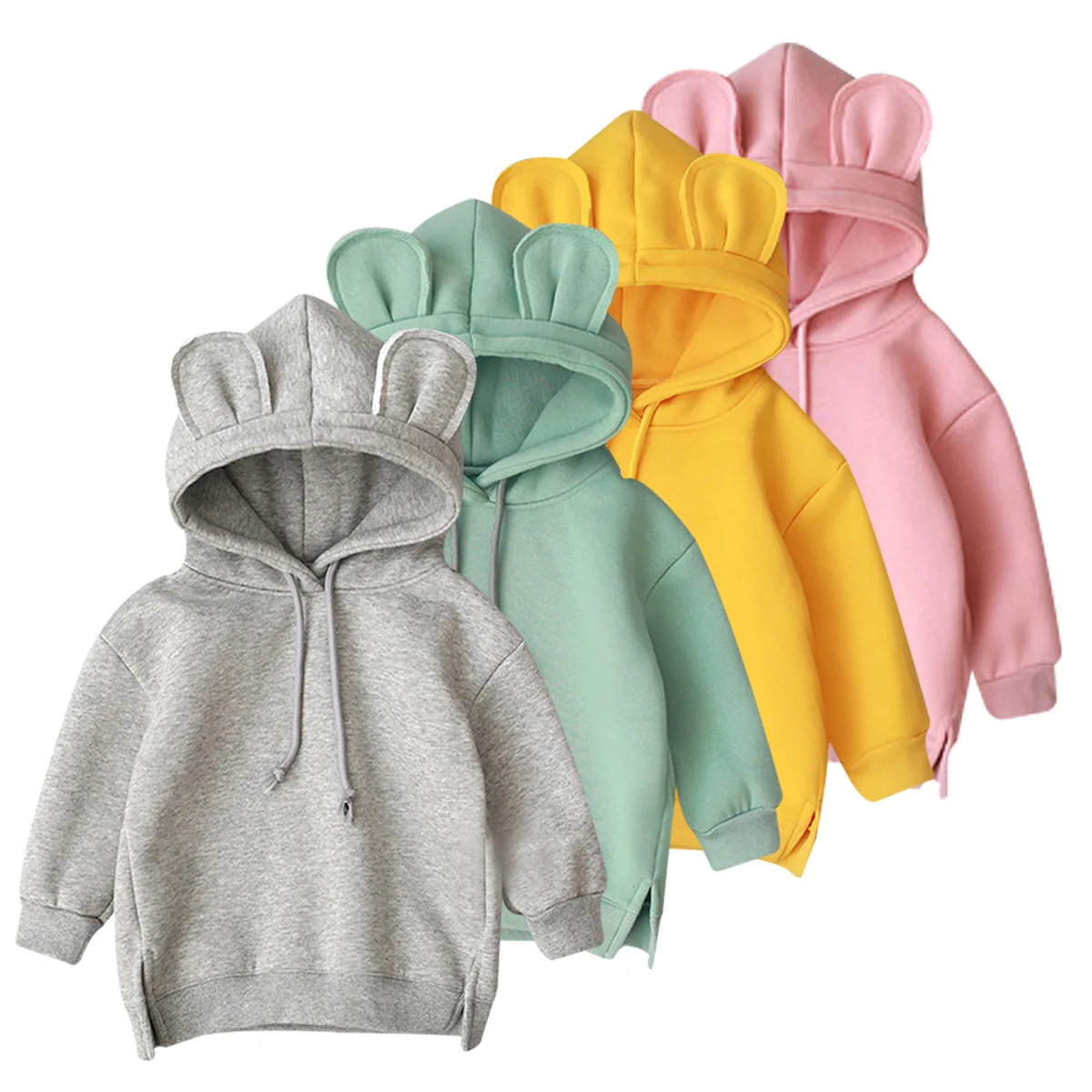 

Baby Boys Girls Clothes Autumn Winter Cute Hoodies Korean Kids Hoodie Thicken Fleece Sweatshirt Children's Clothing Kids Clothes