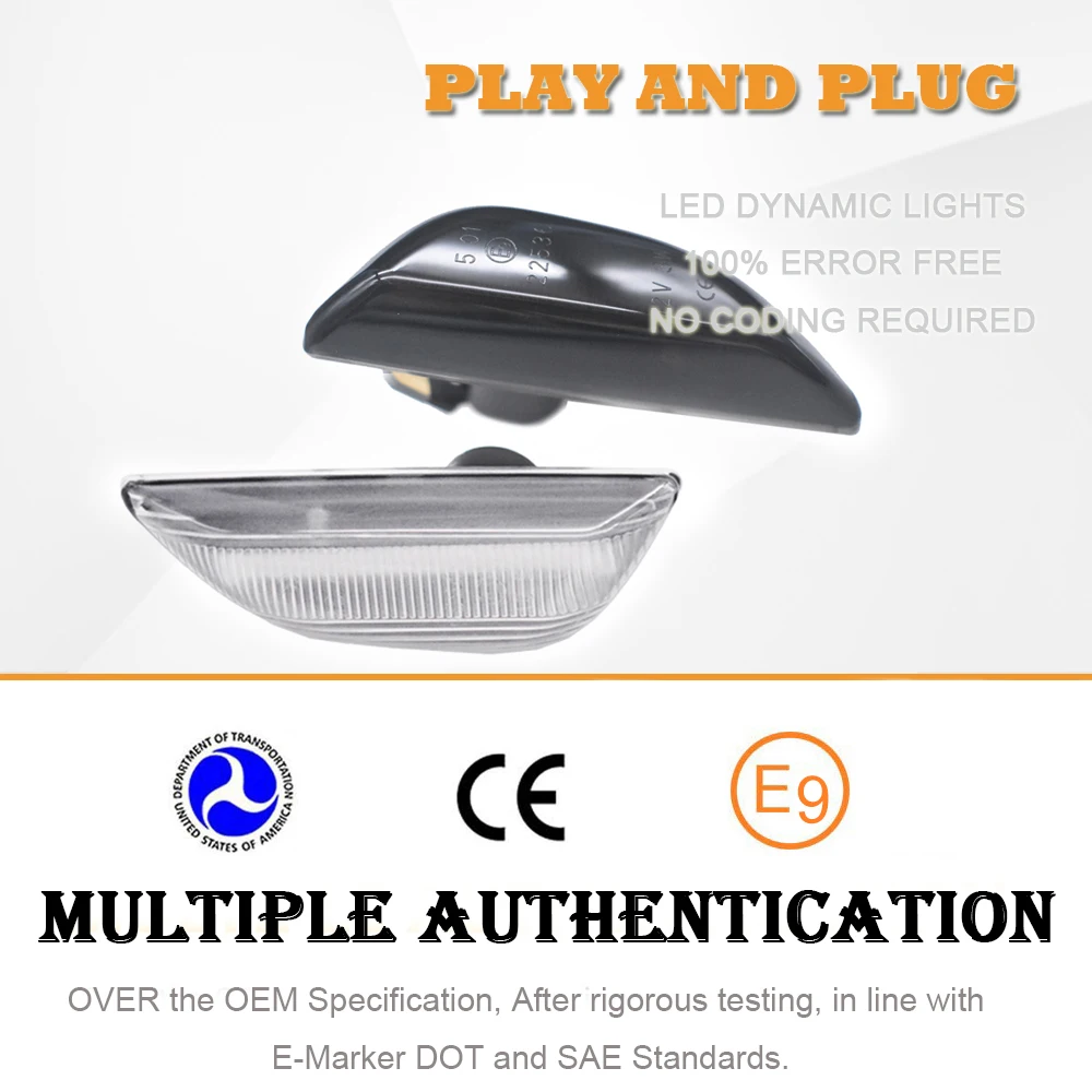 

Dynamic Repeater LED Side Marker Lights For Opel Mokka X 2016~2020 Chevrolet Trax Buick Encore Auto Accessories Indicator Signal