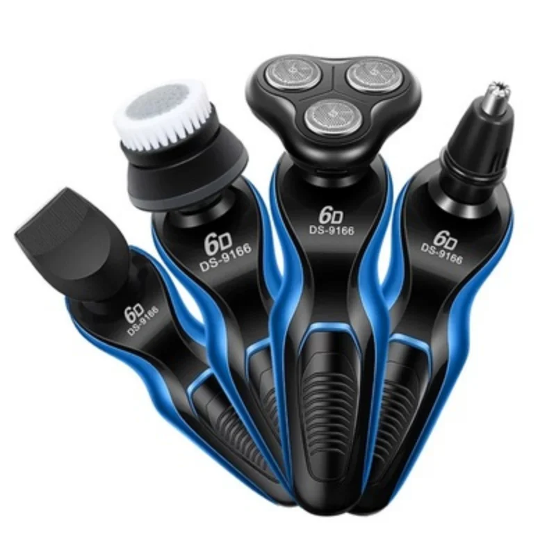 6D Four-in-One Electric Shaver For Men Razor Electric Multi-Function Shaver USB Car Rechargeable Whole Body Washable Shaver