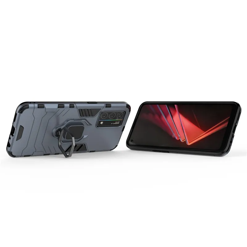 For Realme GT Master Case Cover Realme Q3 Pro Carnival Q3i GT Neo 5G Ring Holder Armor Phone Bumper Realme GT Master Explorer