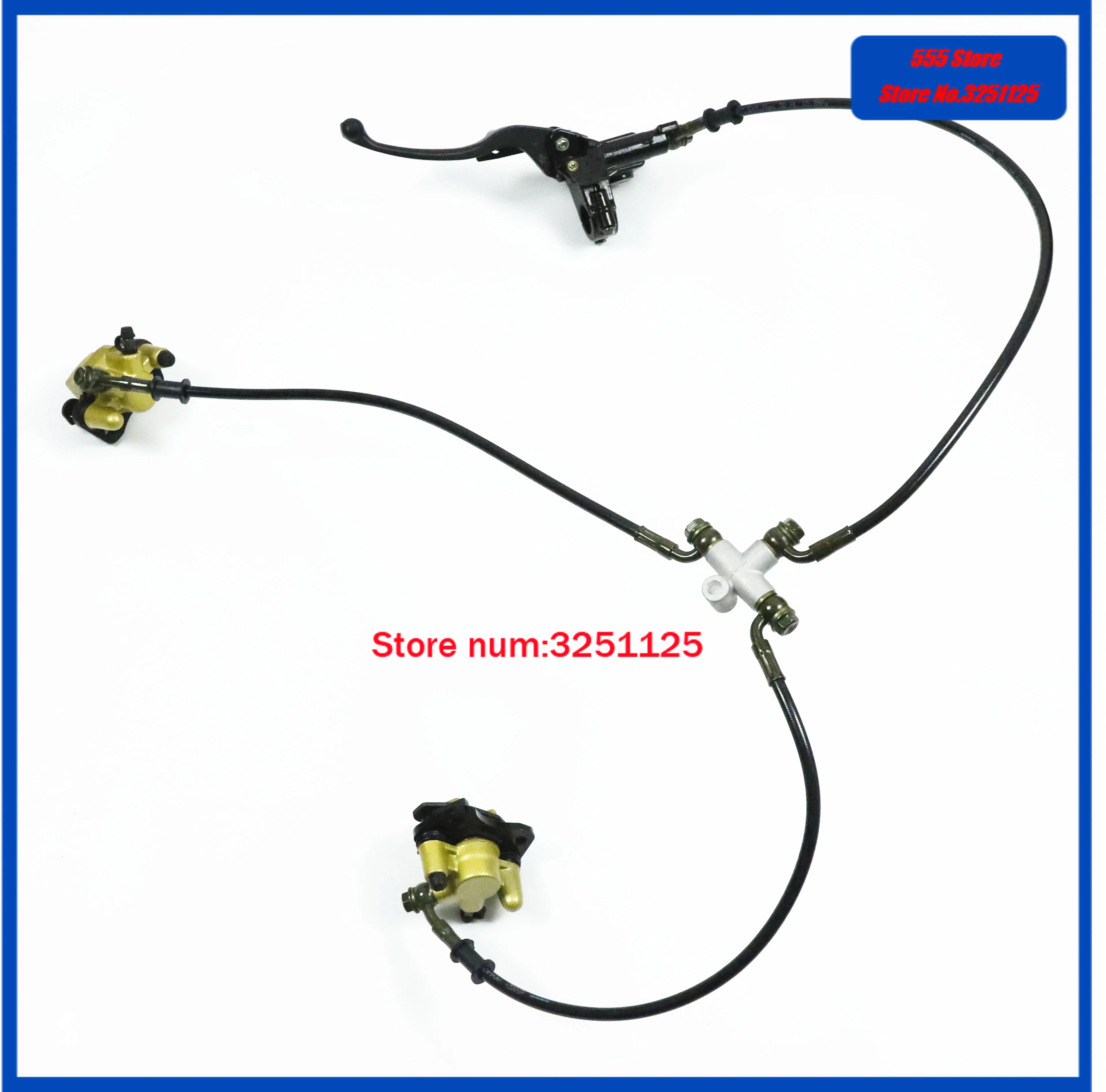 Передние гидравлические двойные дисковые тормозные суппорты системы колодки