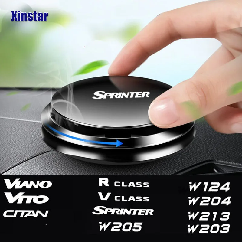 

Автомобильный освежитель воздуха из алюминиевого сплава, парфюмерная наклейка для Mercedes Benz CITAN R V CLASS SPRINTER VIANO VITO W203 W204 W205 W124 W213