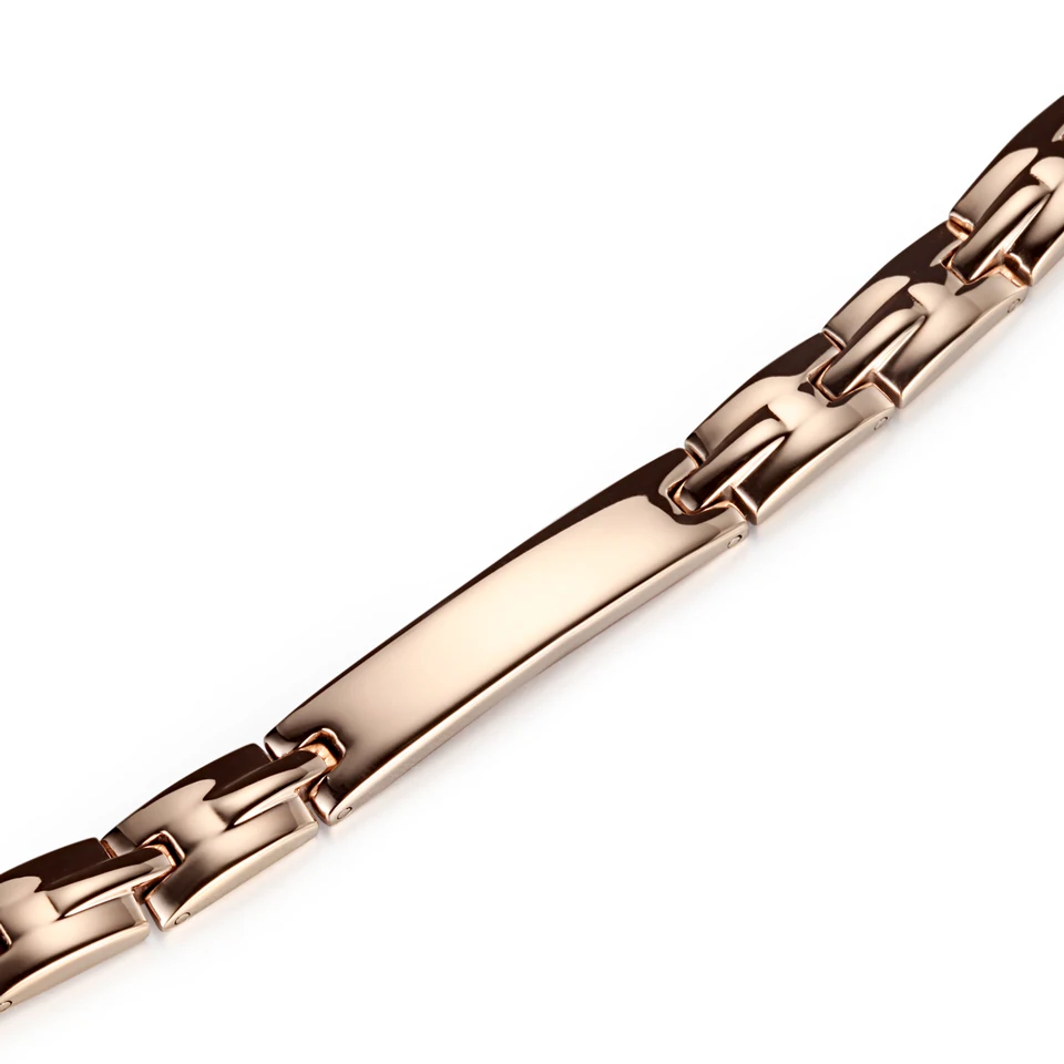 Модные полированные браслеты RainSo для магнитной терапии женщин и мужчин