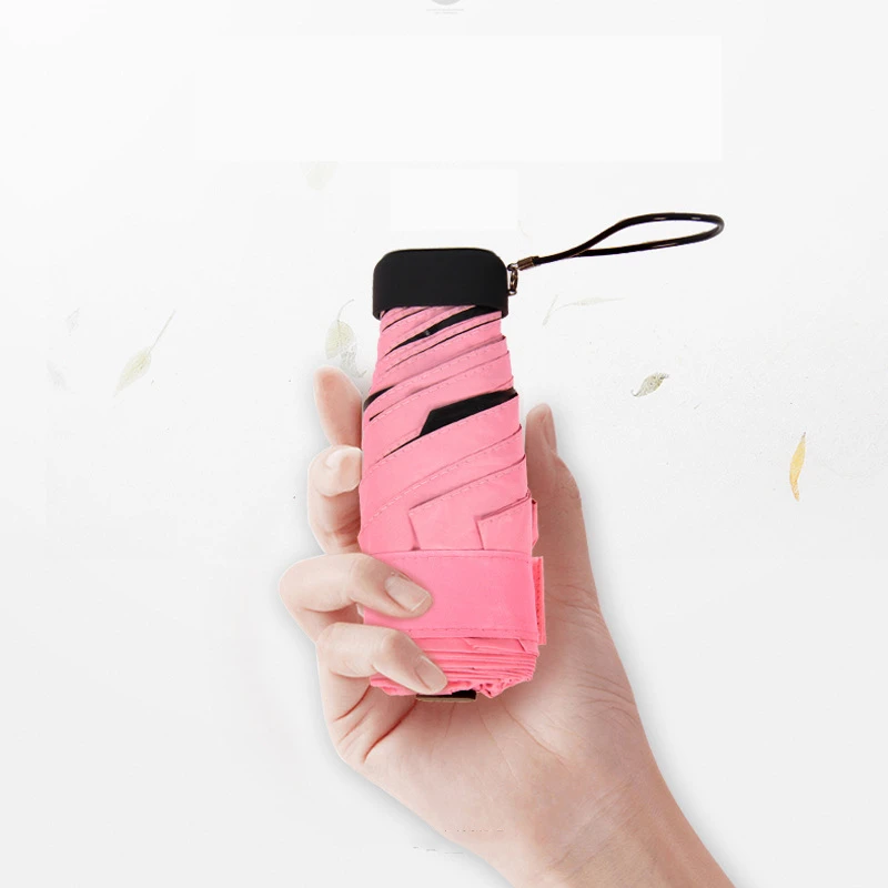 Новый женский мини карманный зонтик для путешествий портативный УФ маленькие