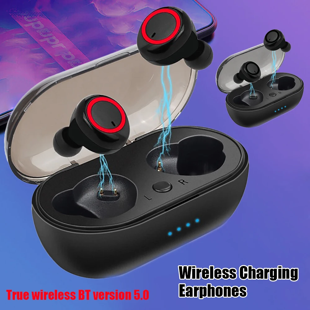 TWS беспроводные наушники Bluetooth 5 0 дисплей питания сенсорное управление