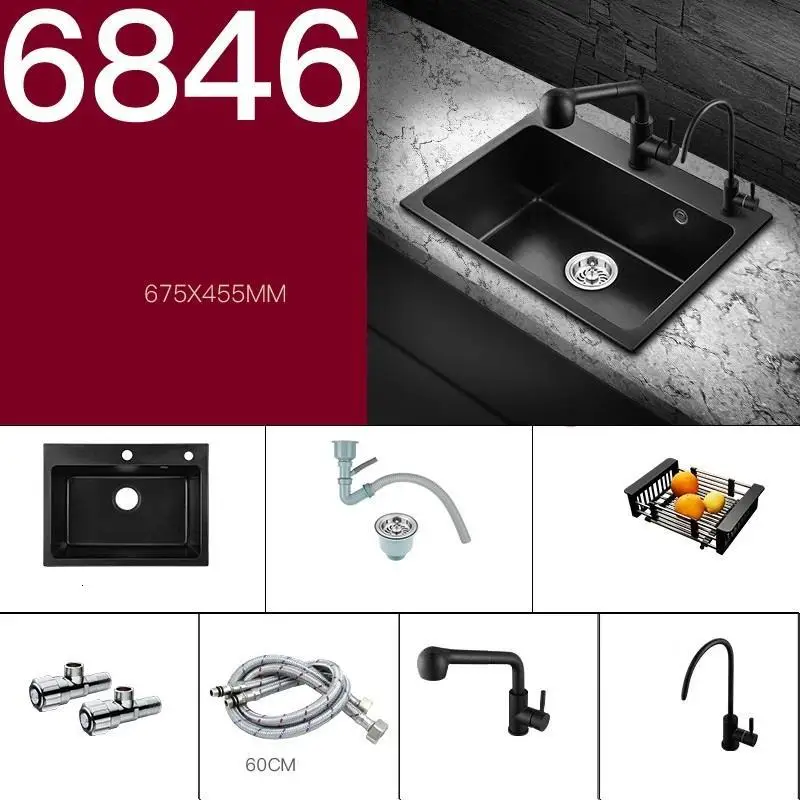 Banheiro Lavandino Cucina Dissipador Lavello кухонный кран гранит Fregadero De Cocina Lavabo Cuba Pia Cozinha раковина для мытья посуды