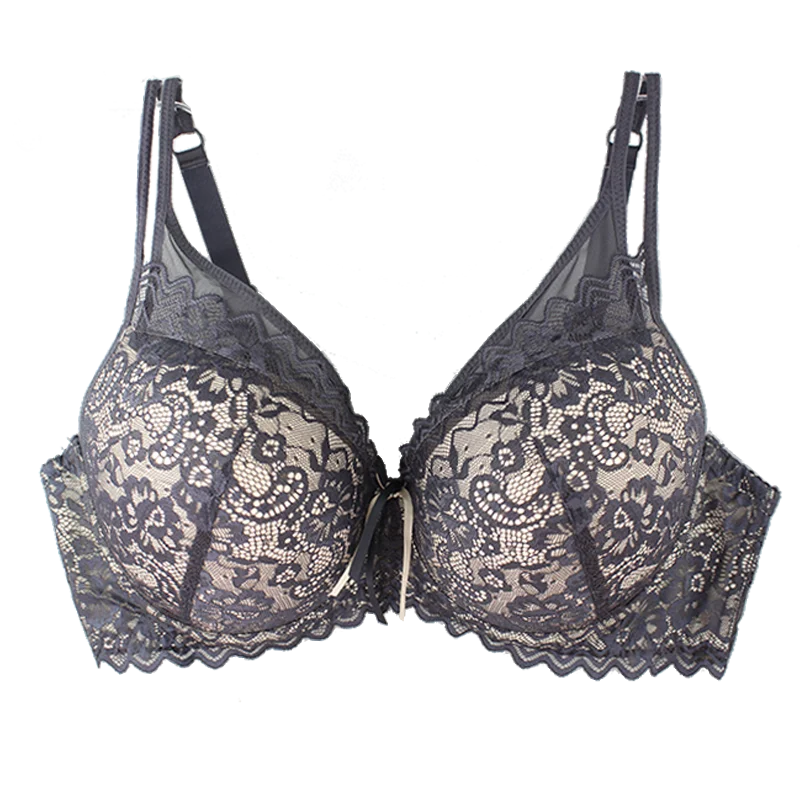Mierside 163130 Women Lace Sexy Push Up Bra Female Brassiere Plus Size Women Bra With Wire Lingere DD/DDD/E/F