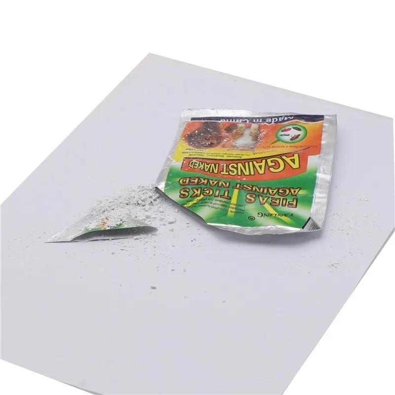 2 сумки блох клещей против голой инсектицид Kill Powder Домашние животные спальня