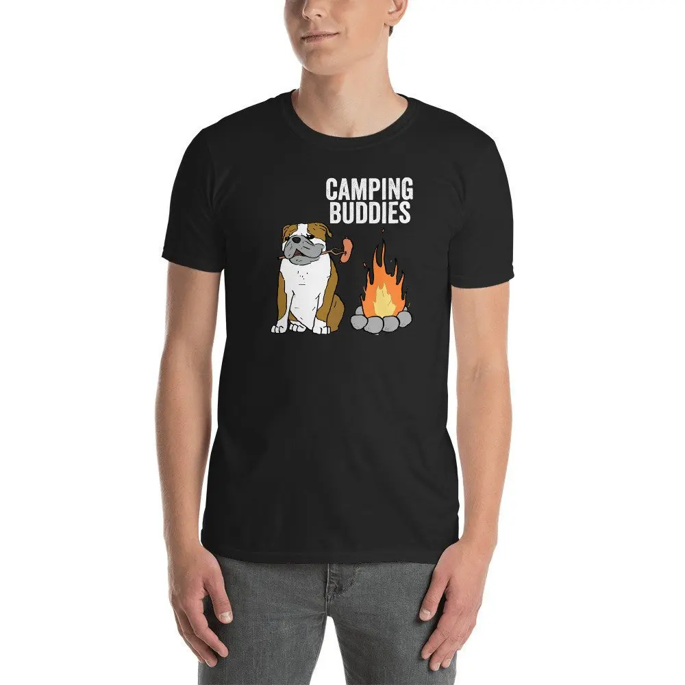 Английская футболка с бульдогом забавный Английский бульдог подарок английская