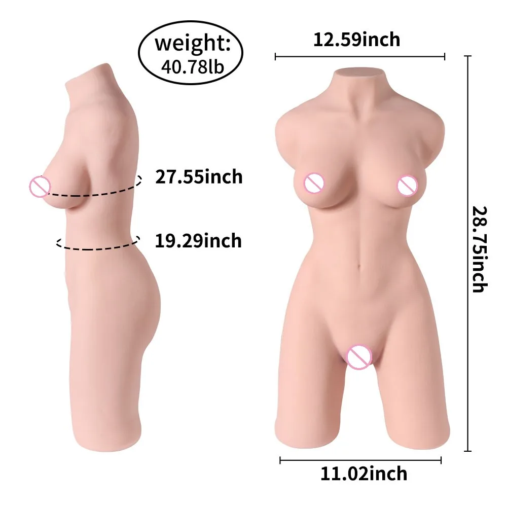 

Japanese Silicone Lifelike sex doll Masturbators Men Masturbating Toy Half Body Big Ass Breast with Lifelike Pussy Vagina