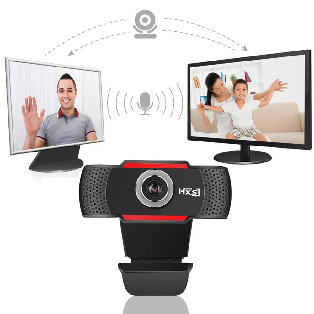 S80 HD Webcam With Noise Reduction Microphone 1080p Mini Computer Camera For Living Streaming 360 Degrees Head Rotation | Компьютеры и