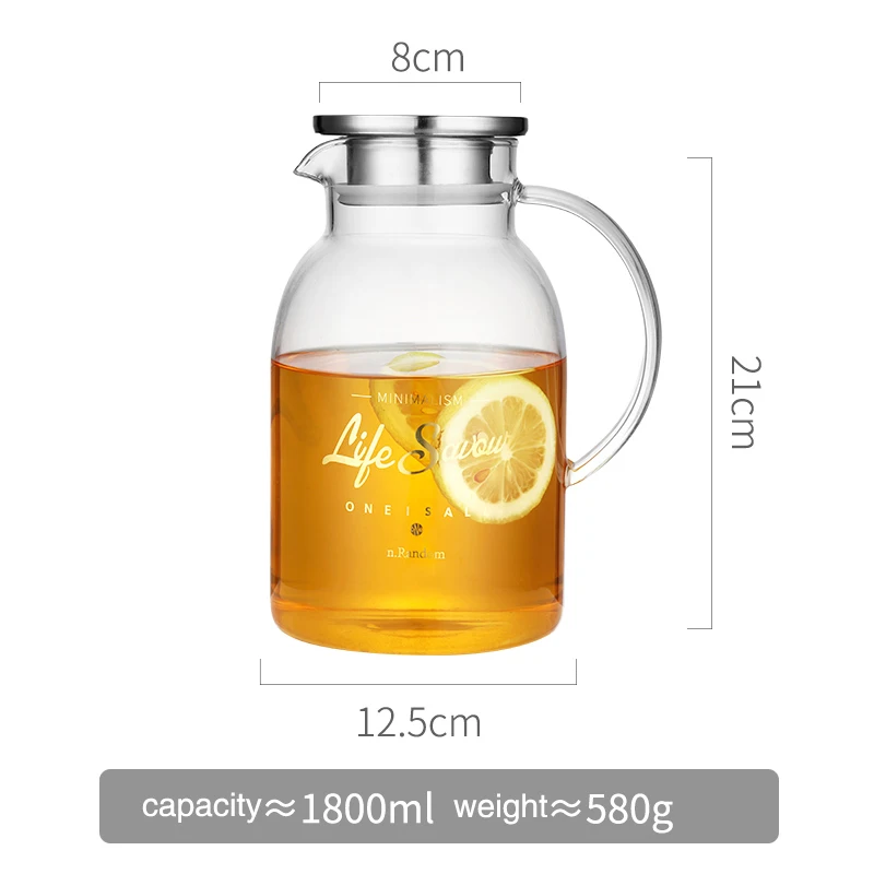 1.8L 1,8/2.2L большой стакан бутылка для воды переносная Питьевая бутылка для воды с ручной сеткой здоровая BPA бесплатно с крышкой из нержавеющей стали - Цвет: 1.8L