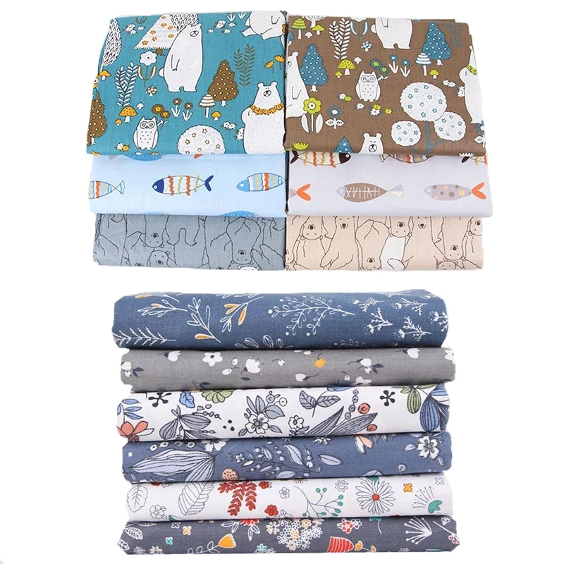 

20x25CM Cotton Fabric Patchwork Printed Cloth Sewing Quilting Fabrics Needlework Print Home Supplies DIY Handmade Accessories