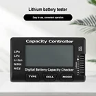 ЖК-дисплей, цифровой тестер емкости аккумулятора, портативный тестер напряжения, литий-ионный аккумулятор, контроллер напряжения