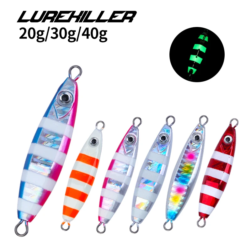 Lurekiller новый ведущий литой блесна 20 г 30 40 берег литья крючковый лов ведущая рыбу