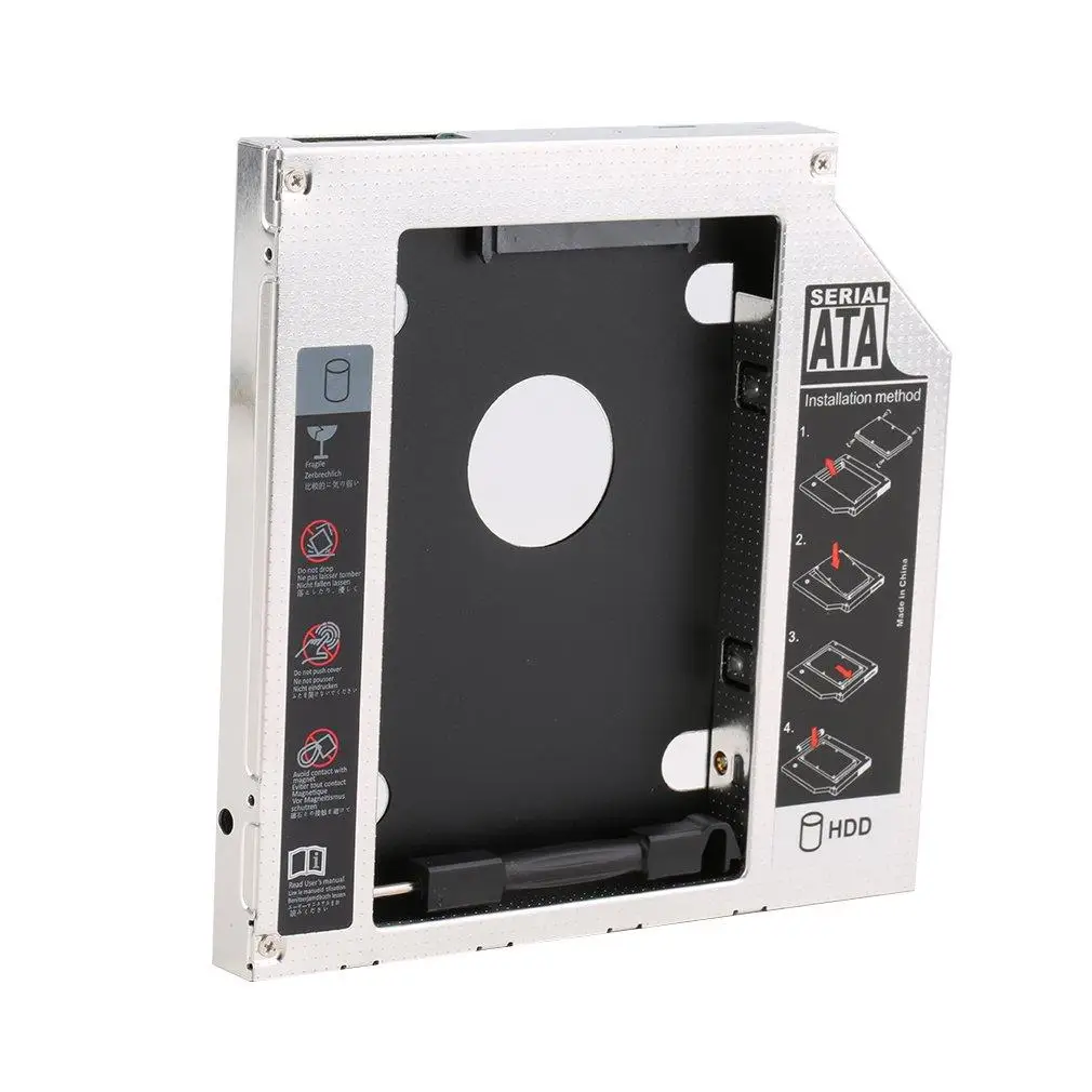 Новый серийный ATA жесткий диск HDD SSD адаптер Caddy лоток для ПК ноутбука QT |