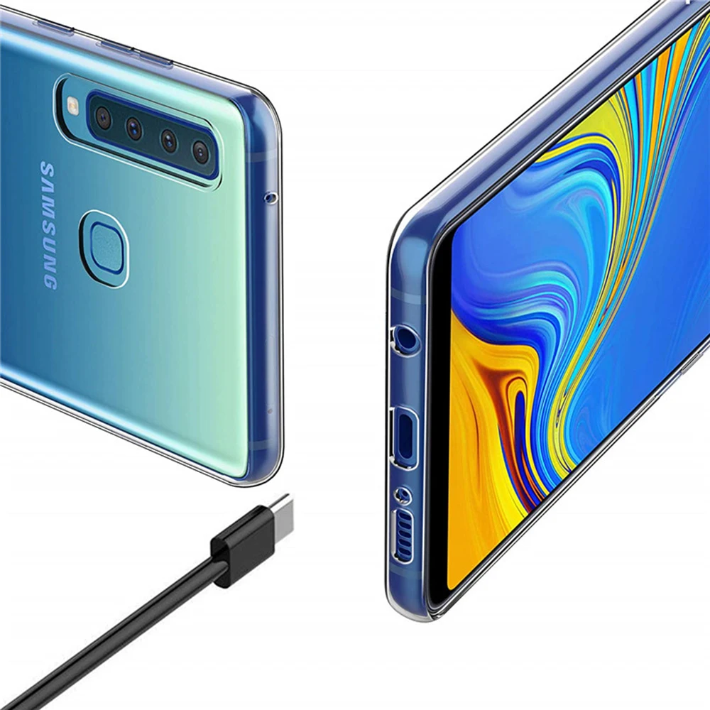 Прозрачный Гель чехол из мягкого ТПУ с прозрачные чехлы задняя крышка для Samsung