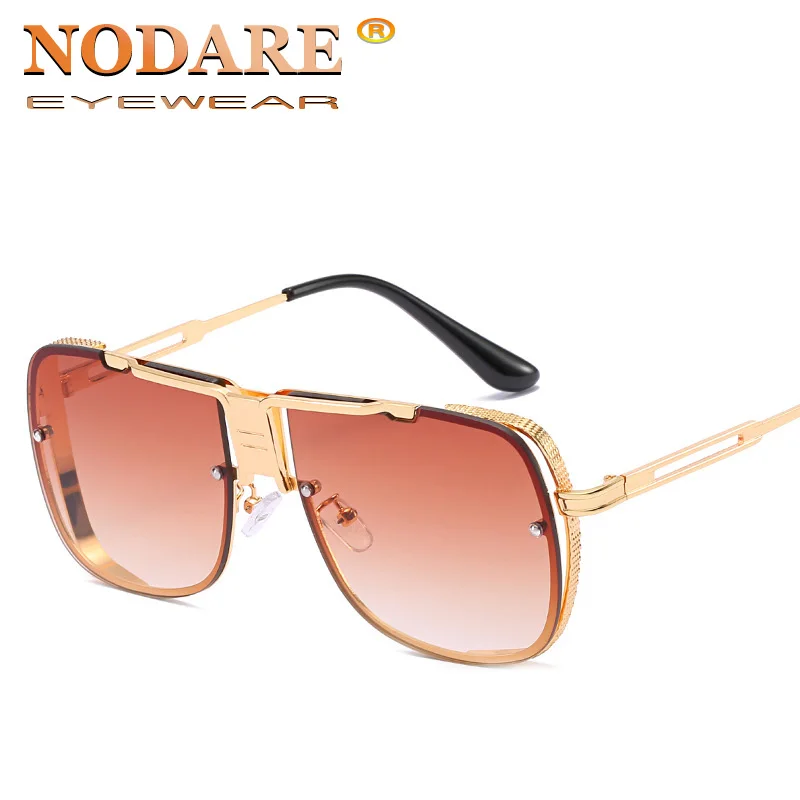 Мужские солнцезащитные очки в металлической оправе для вождения и рыбалки |