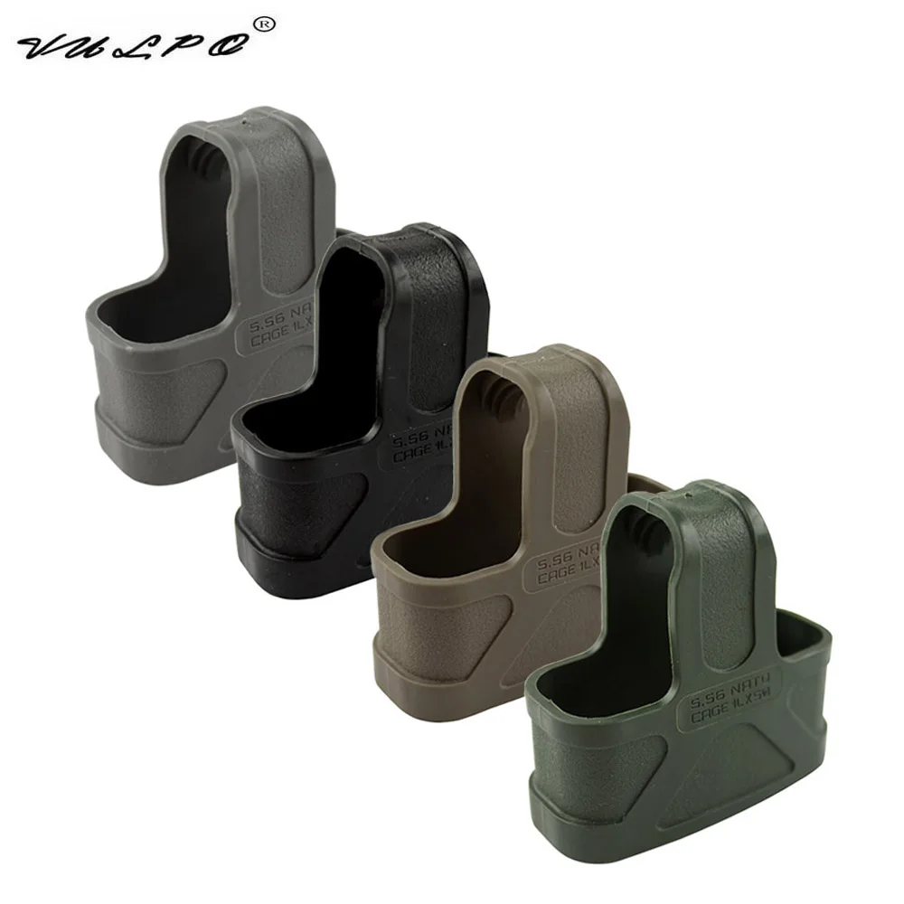 VULPO 10 шт./НАТО 5 56 резиновые клетка петли Быстрый Mag для M4/M16 журнал помочь