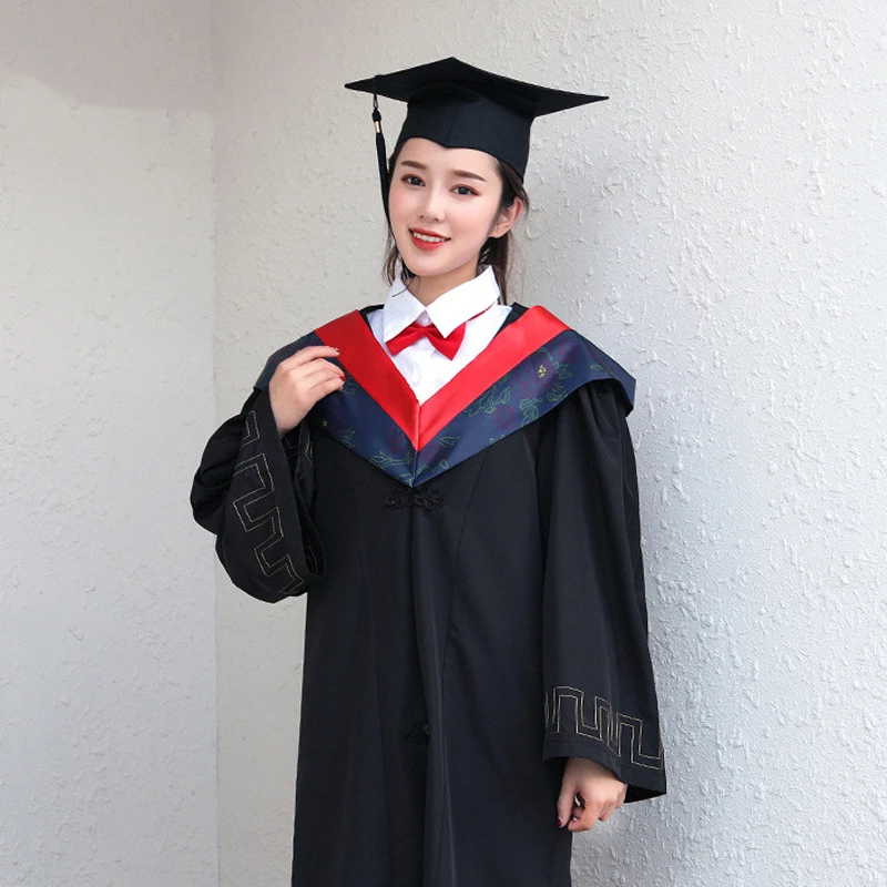 Unisex Bachelor Uniforms University Graduation Dress Costumes Undergraduate College Style Group Photography Props 2021 | Тематическая